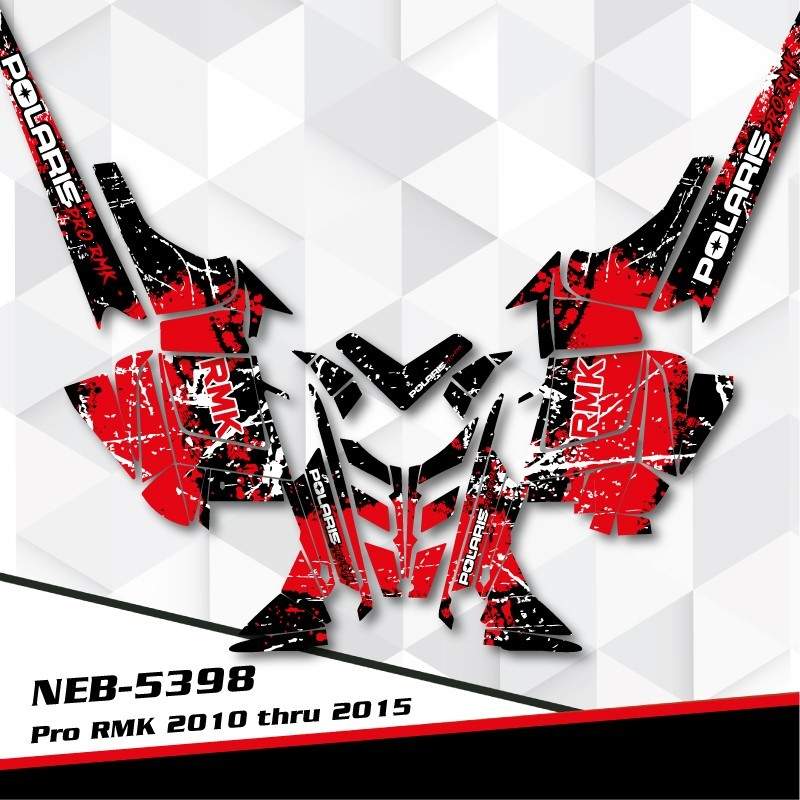 WRAP KIT FOR POLARIS PRO RMK 2010 2011 2012 2013 2014 2015 SNOWMOBILE NEB-5398