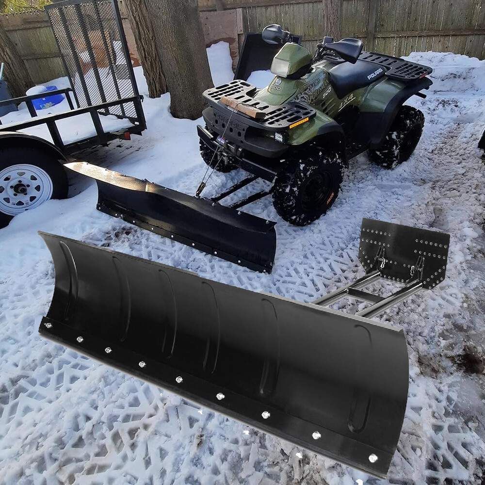 Adjustable 45“-48“ inch with Mounting Kits Universal Steel UTV ATV Snow Plow