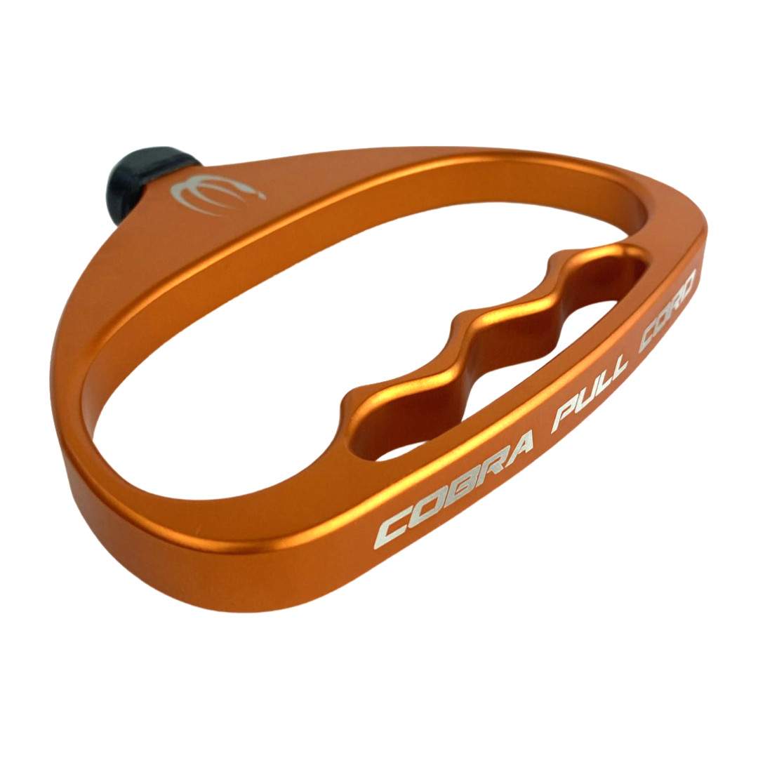 ORANGE COBRA SNOWMOBILE PULL HANDLE POLARIS , SKIDOO, ARCTIC CAT