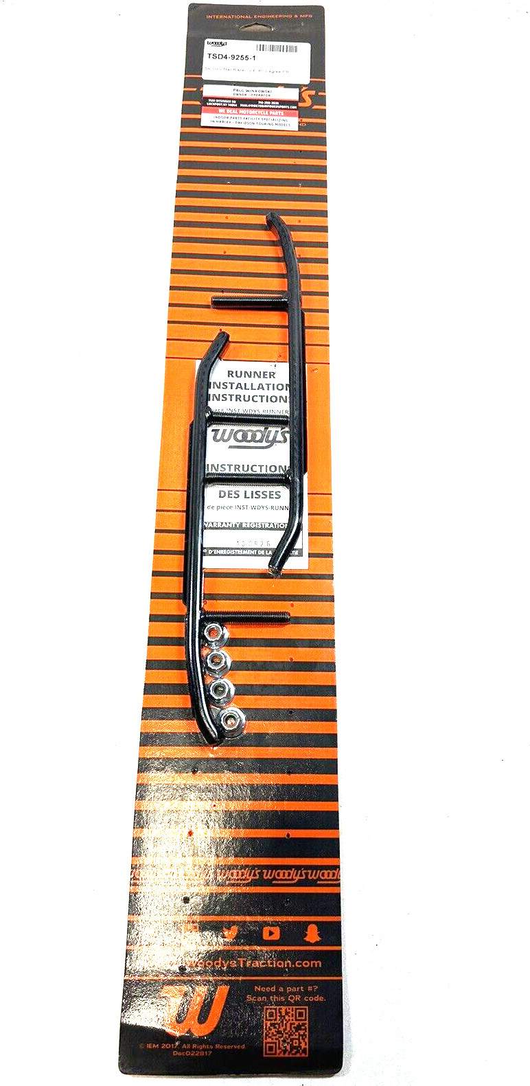 Woody’s 6″ Carbides Flat Top Runners Ski-Doo 2002-2005 Precision Ski – TSD4-9255