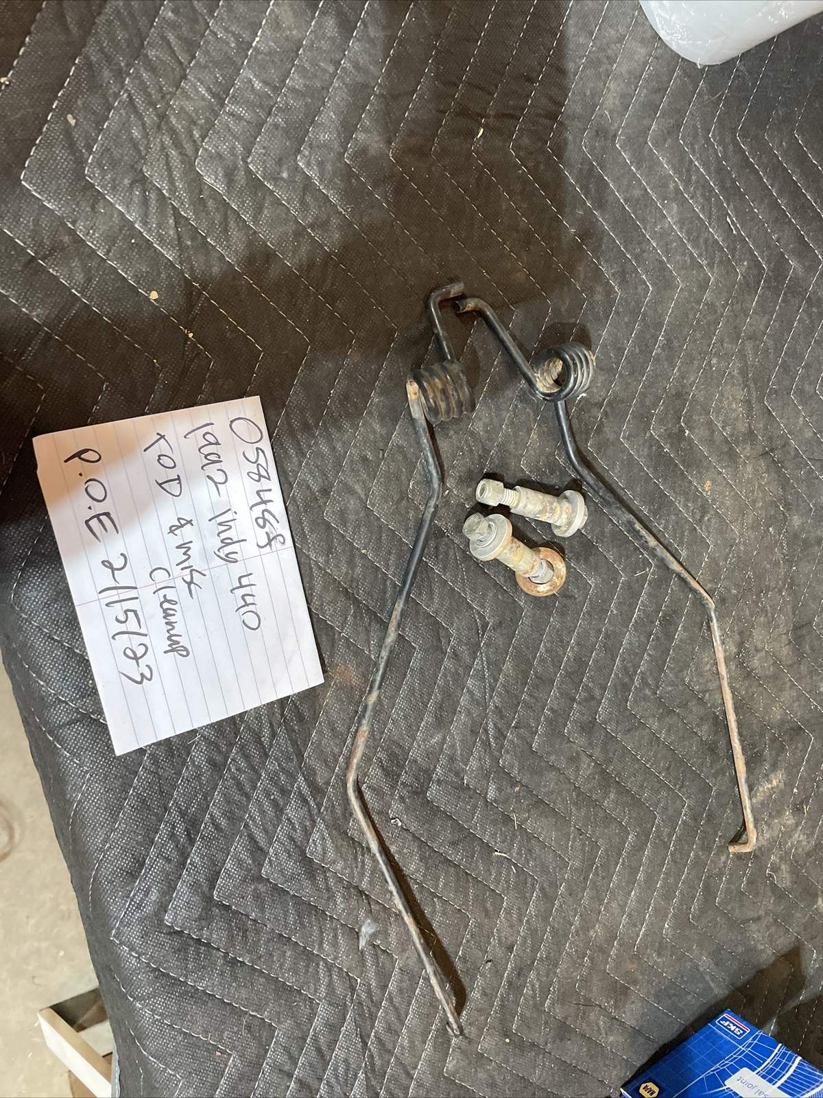 Polaris snowmobile ice scratchers snow kickers set pair 058