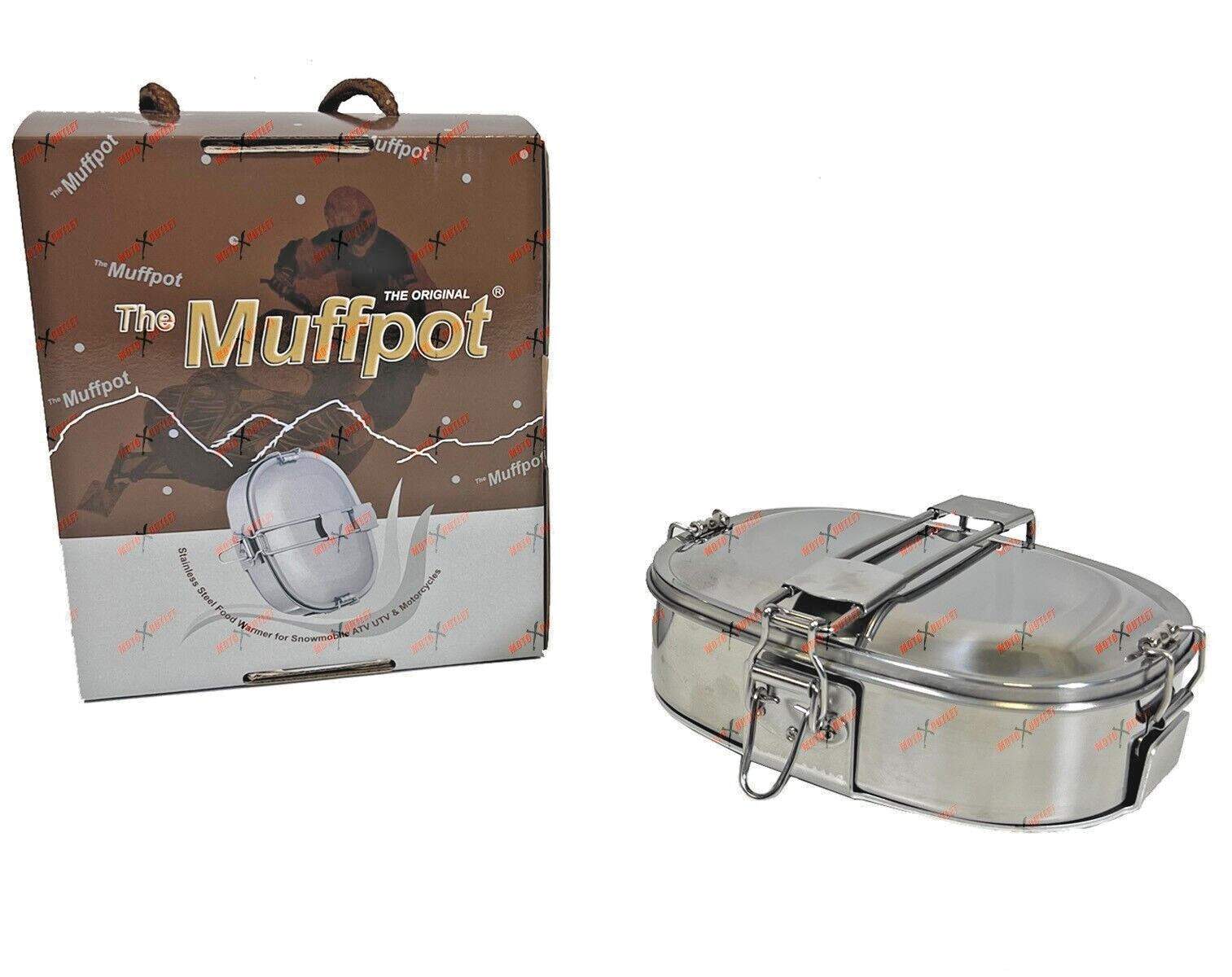 MuffPot Food Warmer Snowmobile ATV Cooker Exhaust Stainless Muff Pot Hot Dogger