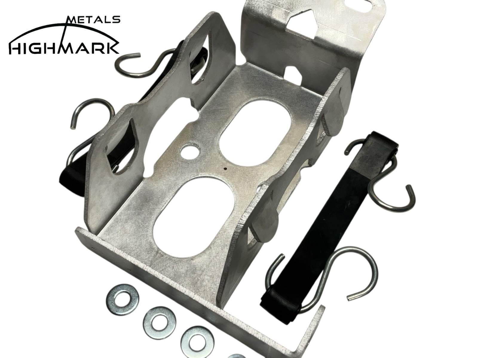 HIGHMARK POLARIS SNOWMOBILE LIGHT WEIGHT ALUMINUM BATTERY BOX / TRAY 0EM MOD