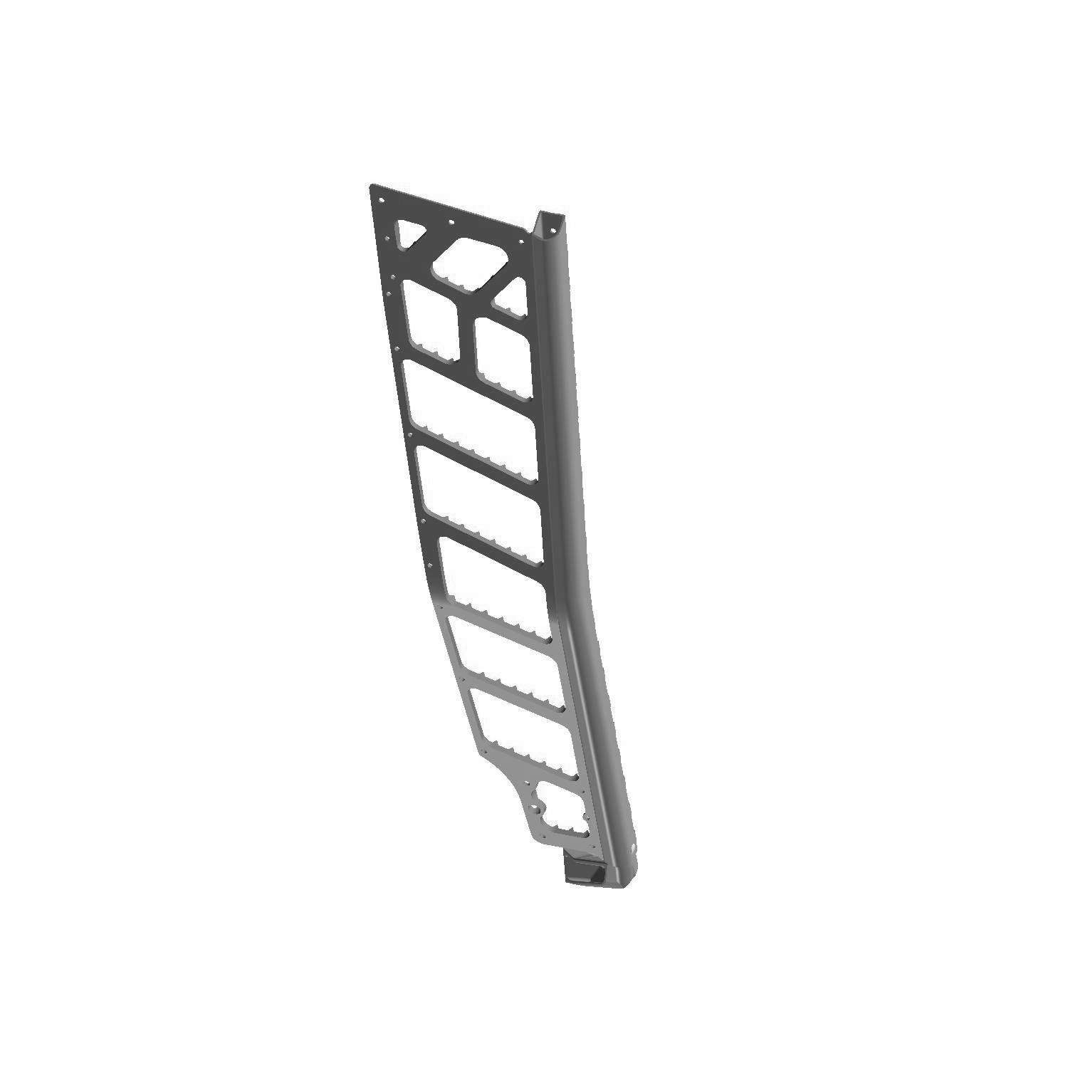 Polaris Snowmobile Left Runningboard Assembly, Medium Gloss Black – 023220-067