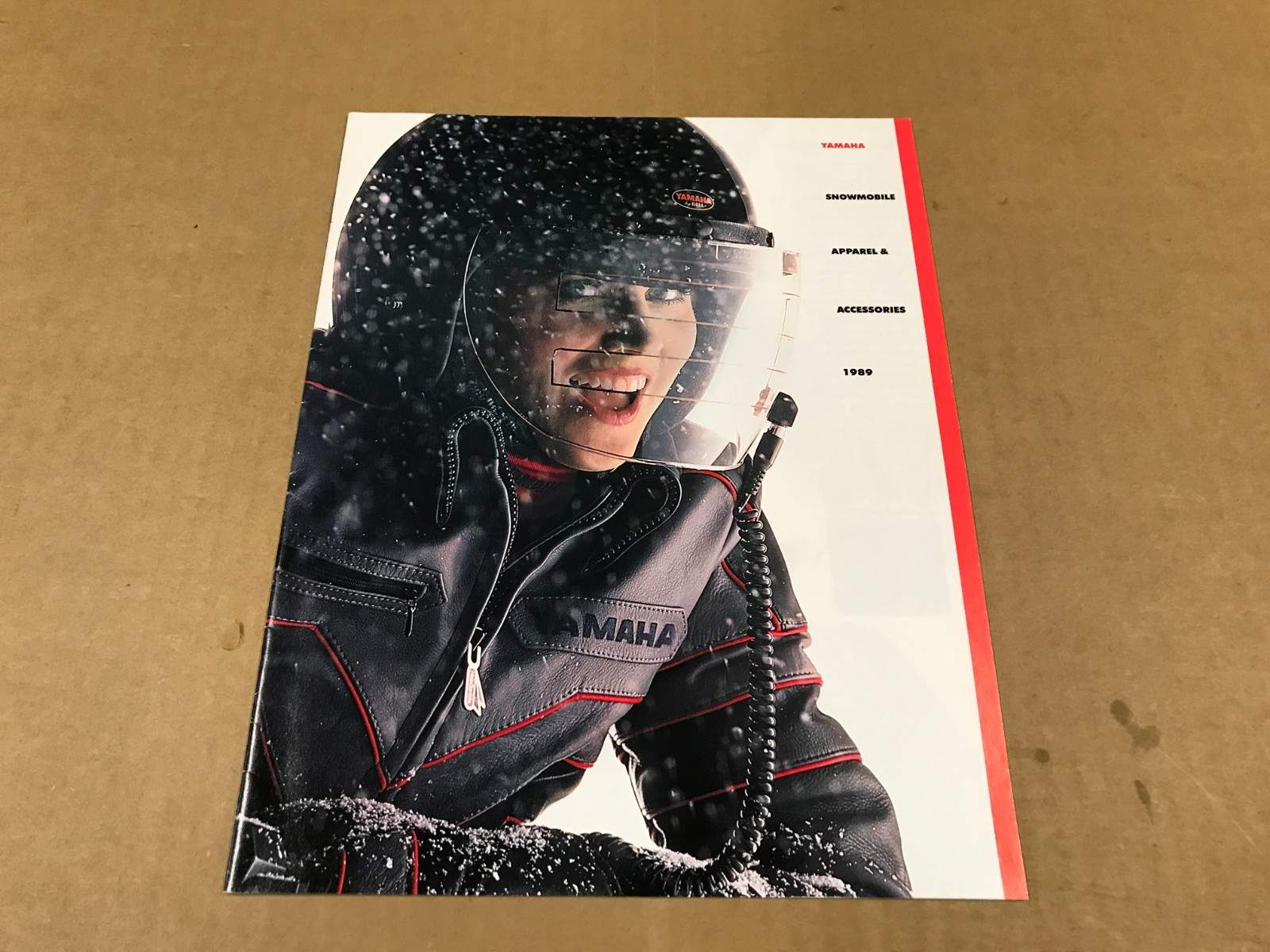Vintage 1989 Yamaha Snowmobile Apparel & Accessories Catalog