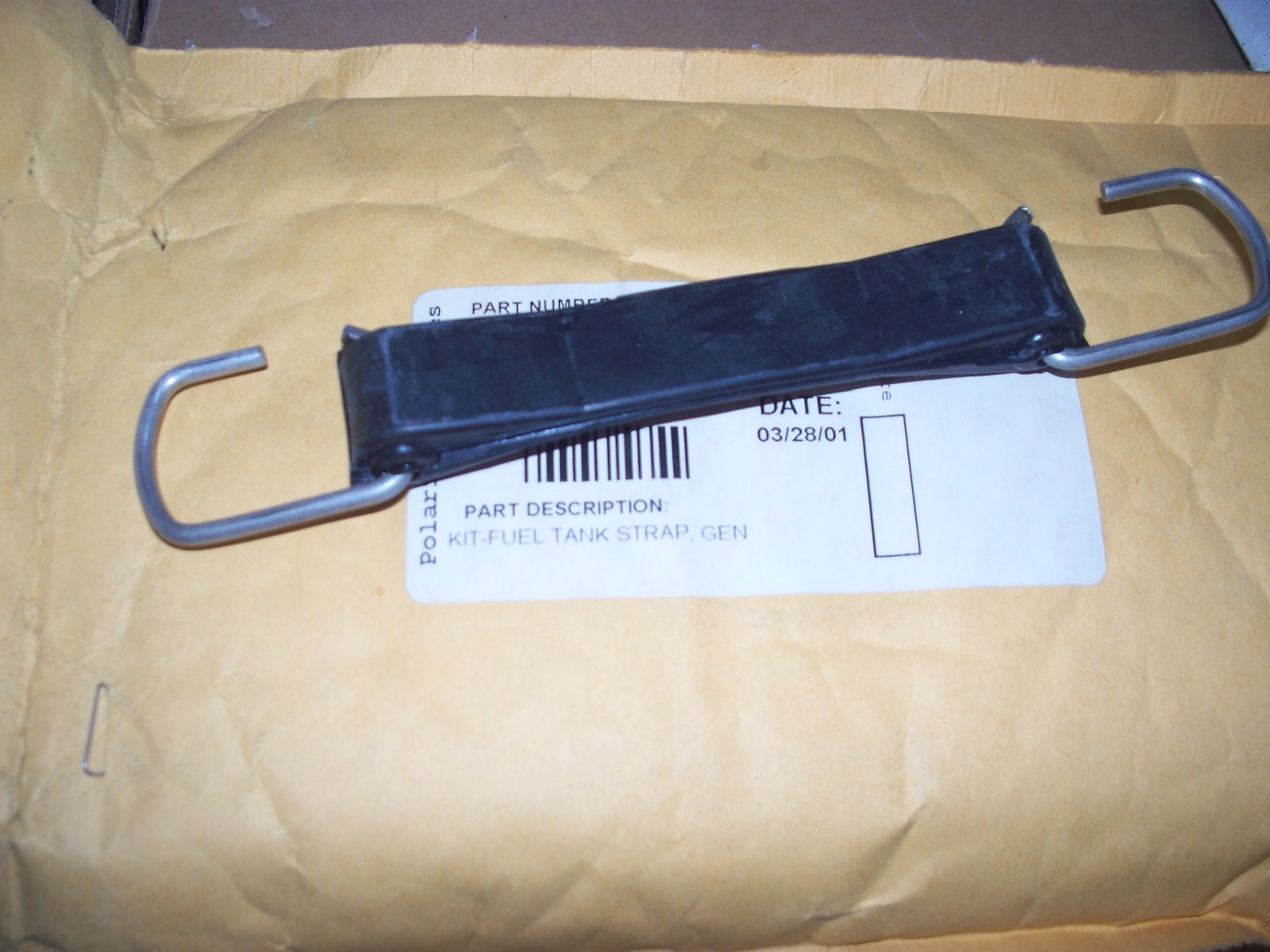 Polaris Snowmobile ATV Battery PWC Tank Rubber Strap W/ Hooks NEW OEM 5410608