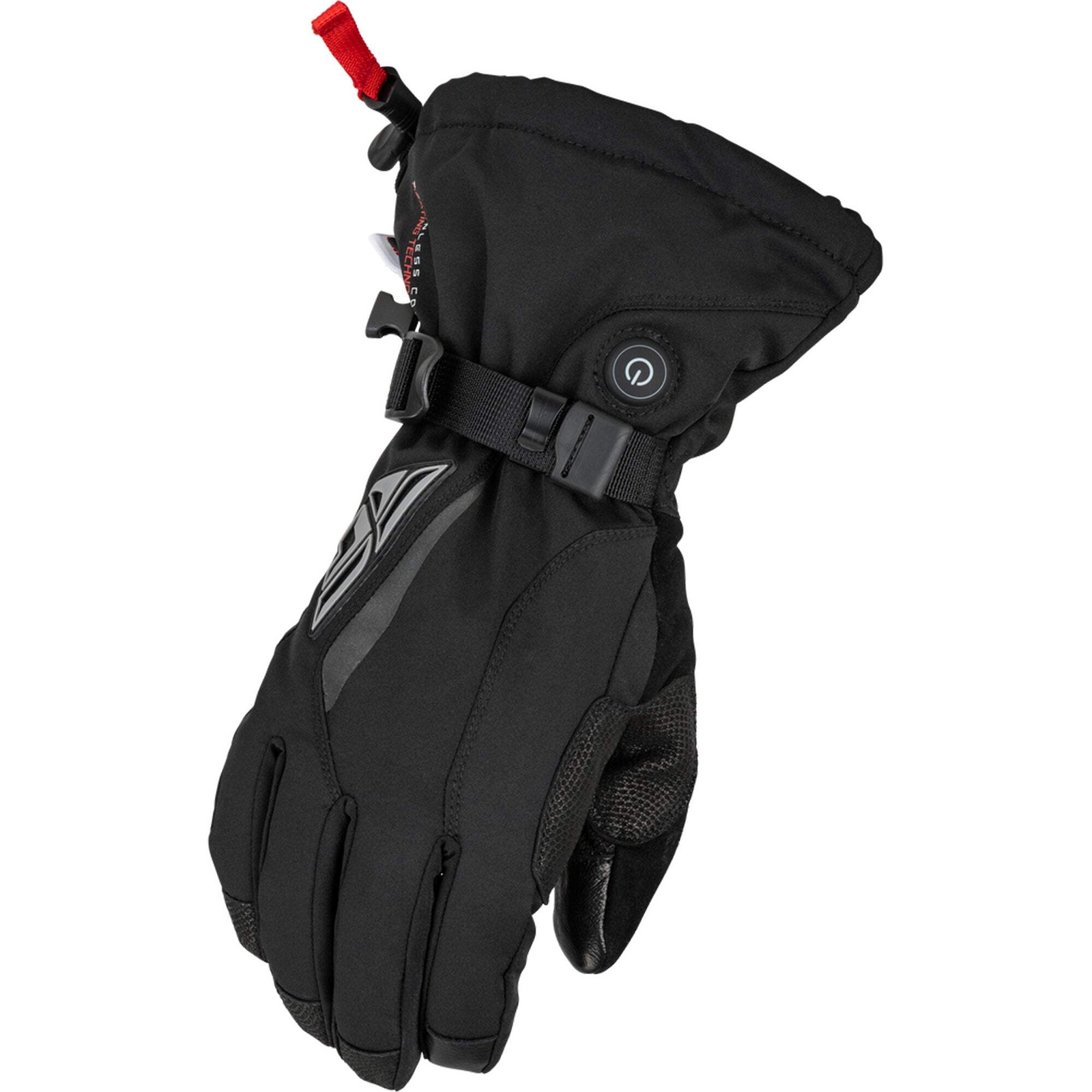 Fly Racing Title Heated Gauntlet Snowmobile & Snowbike Gloves – Black – 476-2940