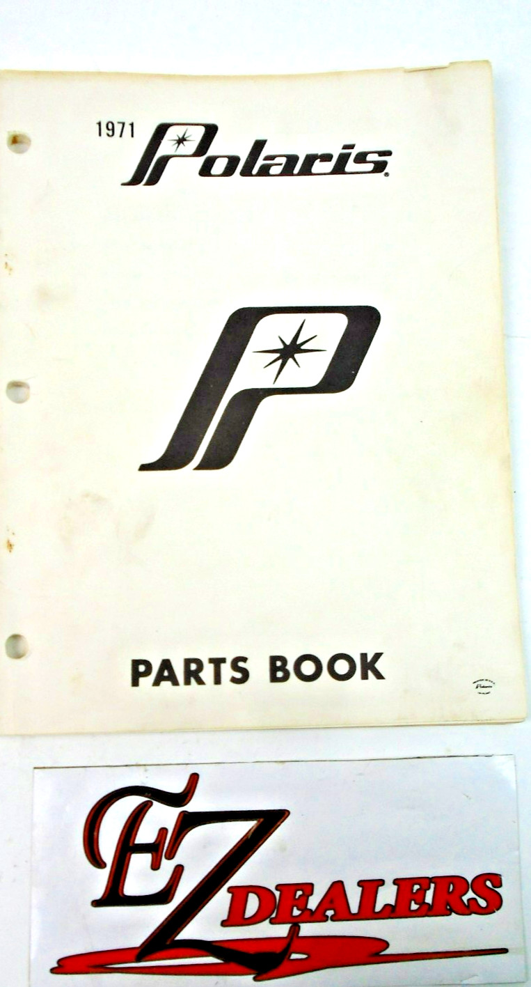 1971 Polaris Snowmobile Parts Book – NOS – “FREE SHIPPING”