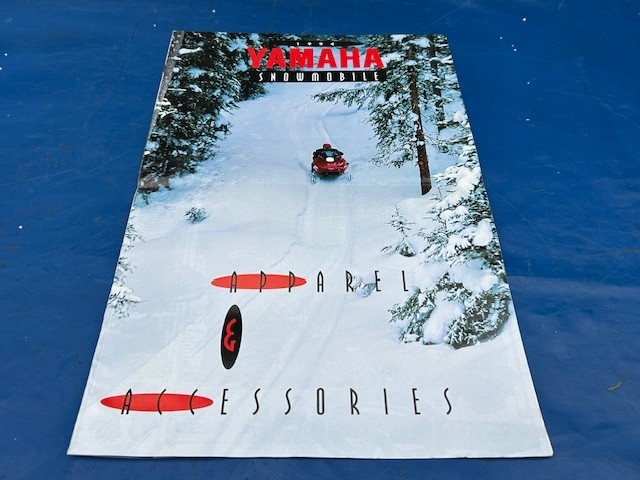 Vtg 1994 Yamaha Snowmobile Catalog Accessories Apparel BIG Parts Clothing Racing
