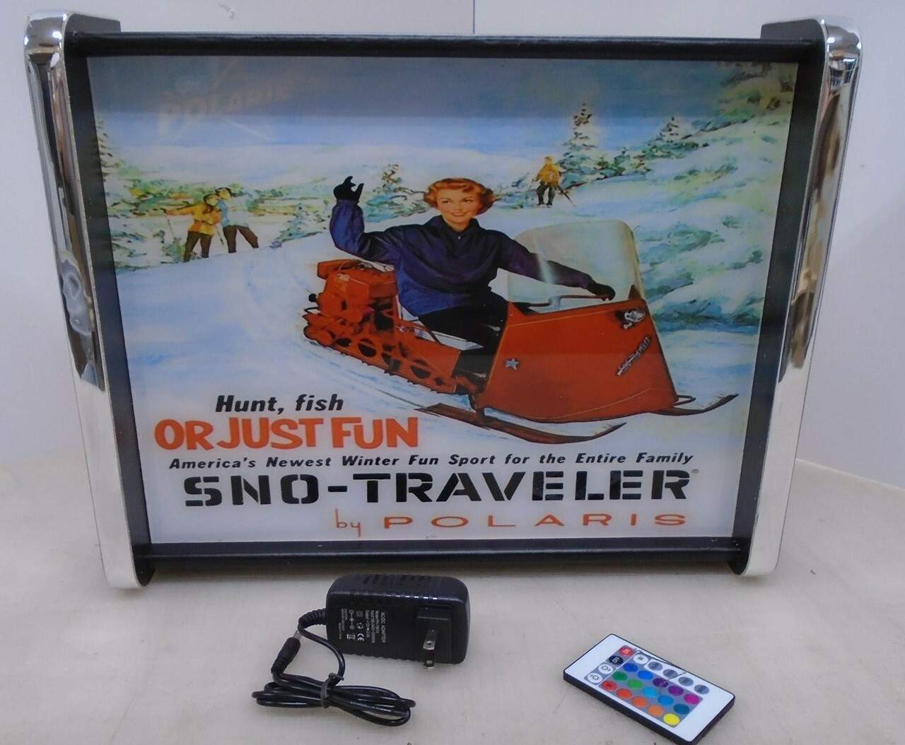 Polaris Sno Traveler Snowmobile LED Display light sign box