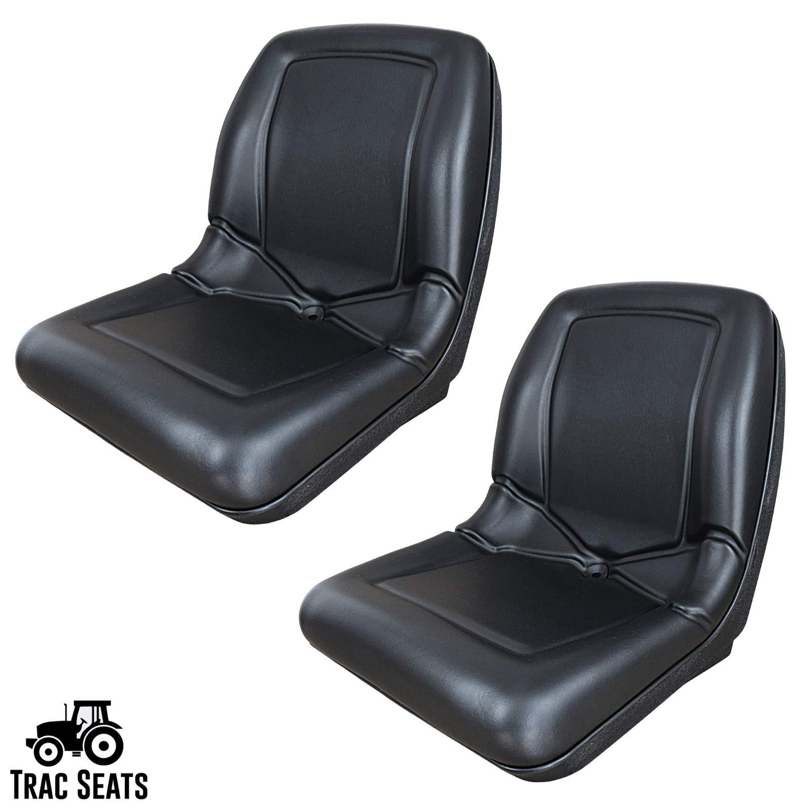 Two (2) Black High Back Seats for Artic Cat Prowler 550 650 700 1000 (1506-925)