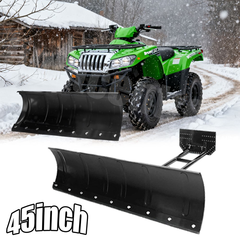 Snow Plow Blade Universal Kit Adjustable 45″ For Honda Kawasaki Polaris ATV