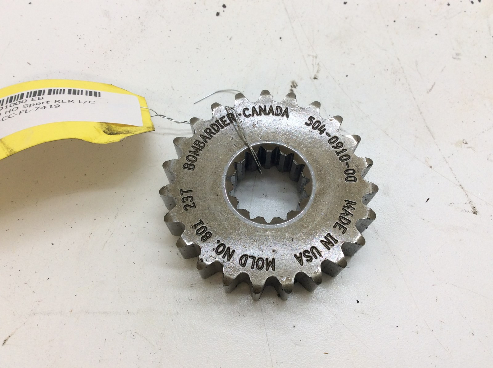 Ski Doo Used OEM 23T Upper Sprocket 504091000 Grand Touring MX Z Summit GSX