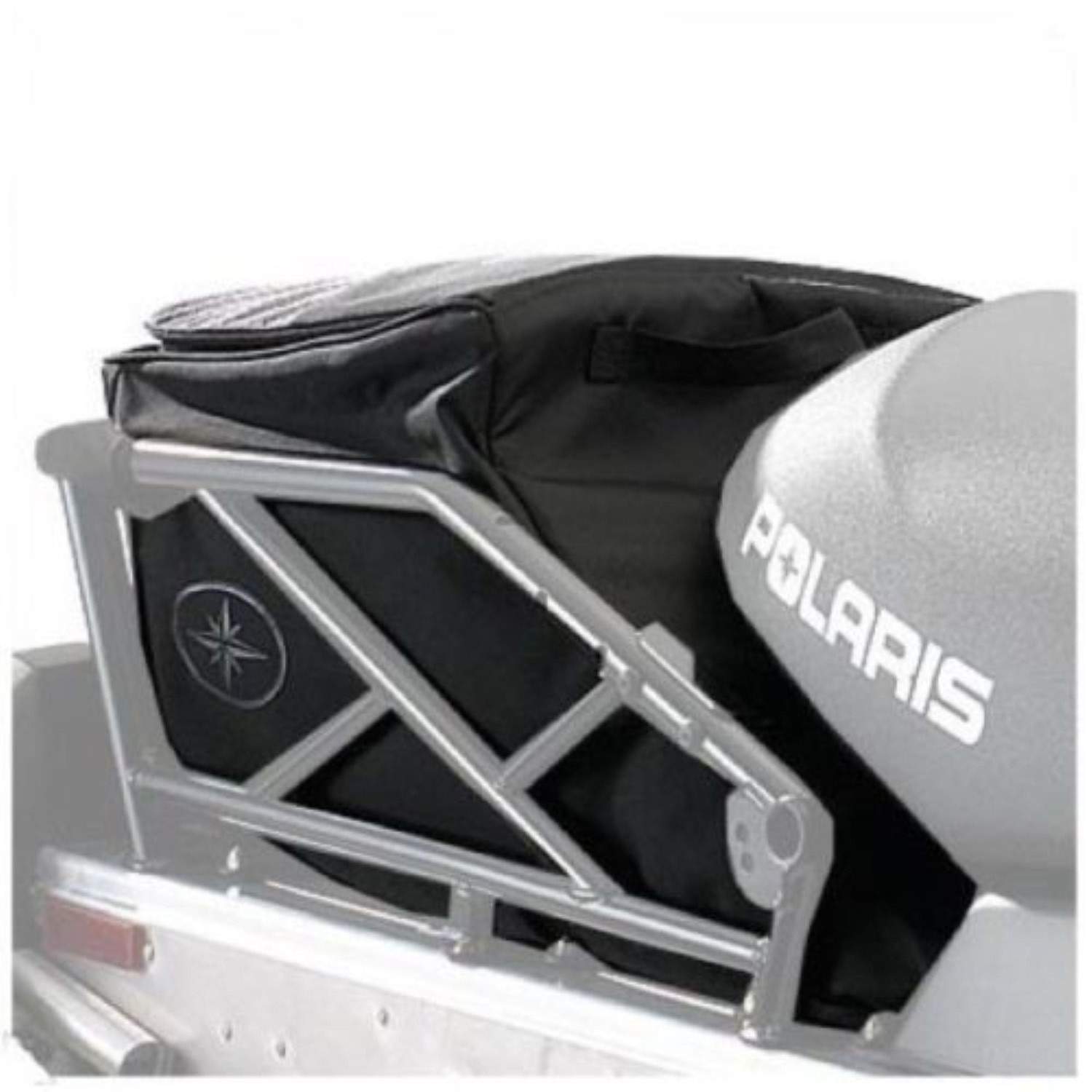 Polaris Snowmobile OEM IQ Cargo Rack Bag, Black, 2878158
