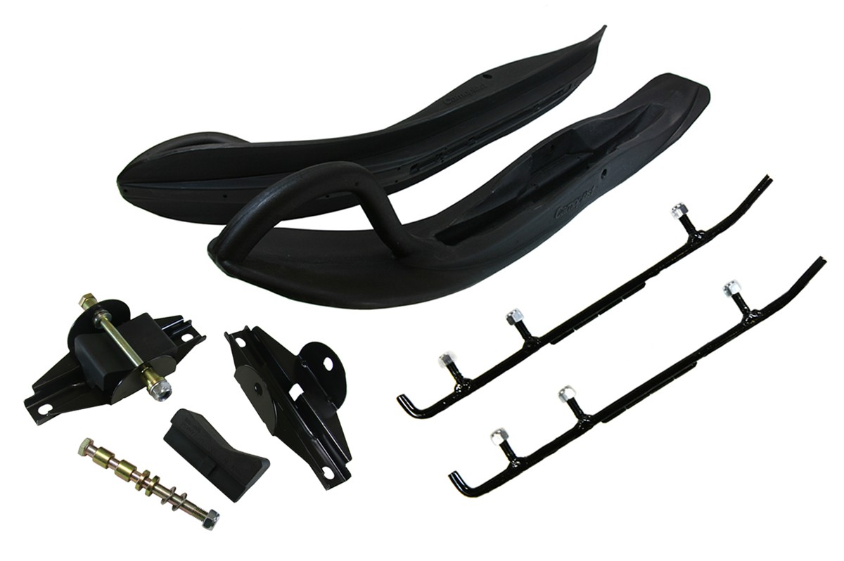 EXO-S Touring Skis, Mount Kit & 4″ Carbides fits Ski-Doo Models w/ REV Chassis