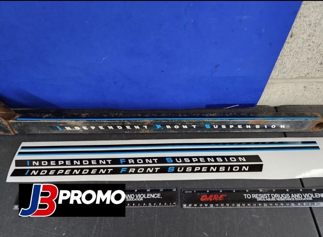 Polaris Snowmobile IFS 1989 1990 Blue Suspension Sticker Indy Decal 650 400 500