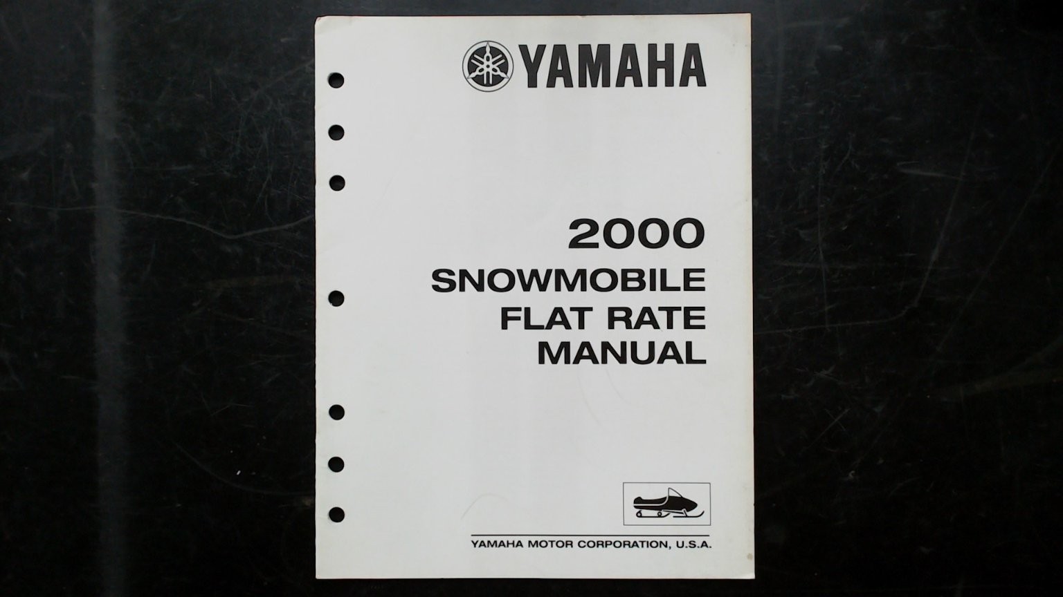 Yamaha 2000 Snowmobile Flat Rate Manual Part #LIT-12750-00-2K