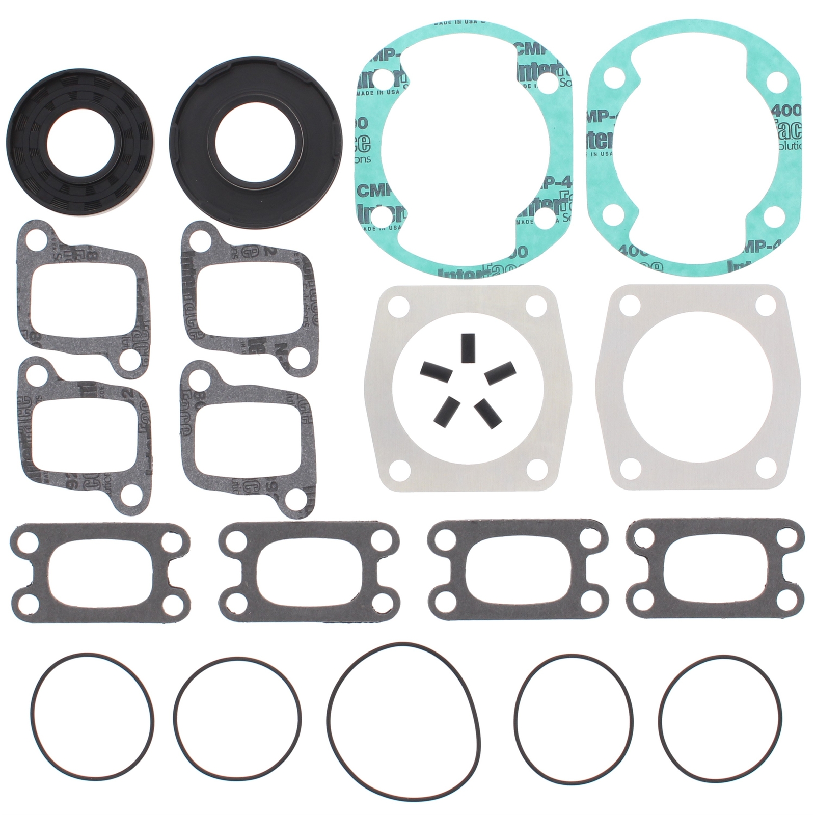 Ski-Doo Citation 4500, 377 cc, 1980-1983, Full Gasket Set & Crank Seals