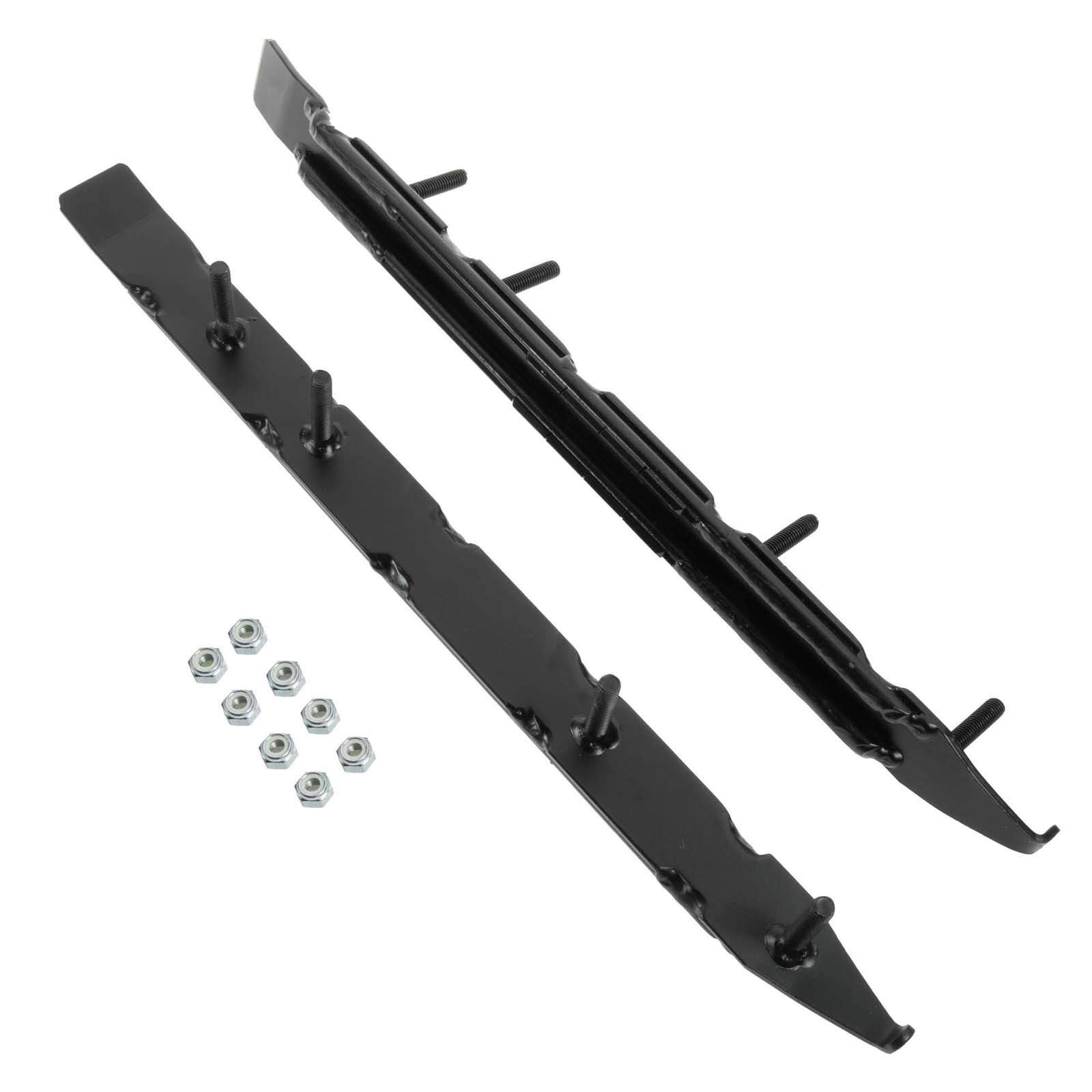 Bottom Line 4″ DUAL Runner Carbides for Arctic Cat many 2002-2023 Snowmobiles