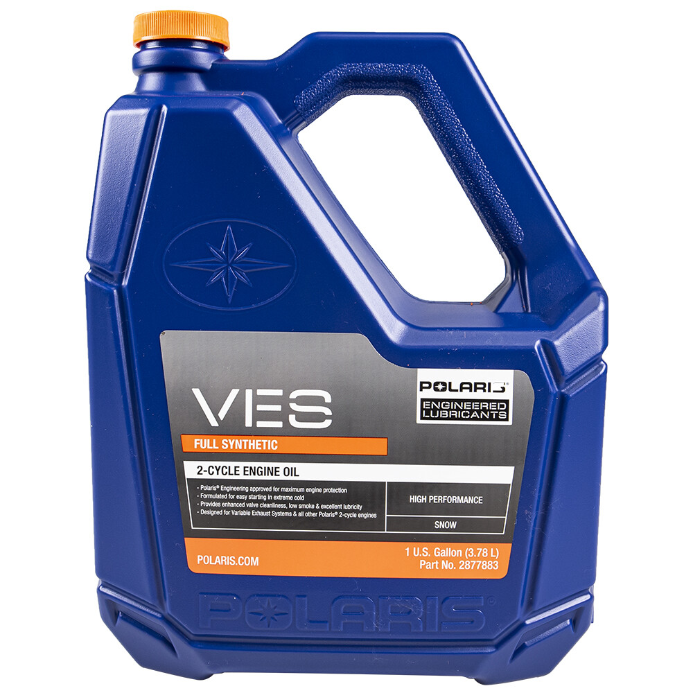 Polaris 2877883 VES II Full Synthetic 2-Stroke Engine Oil 1 Gallon Snowmobiles