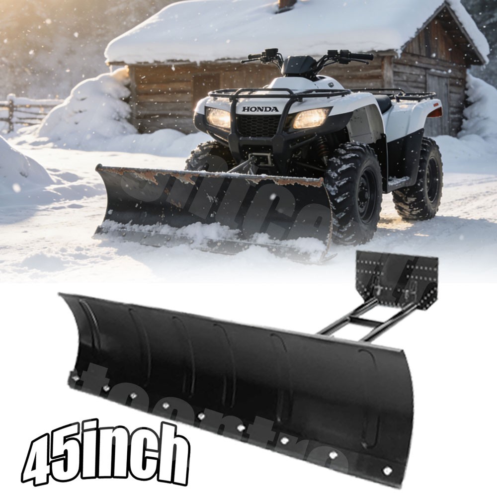 FOR Honda Rancher 350 UTV Snow Plow Kit 45” Steel Blade Complete Mount Package