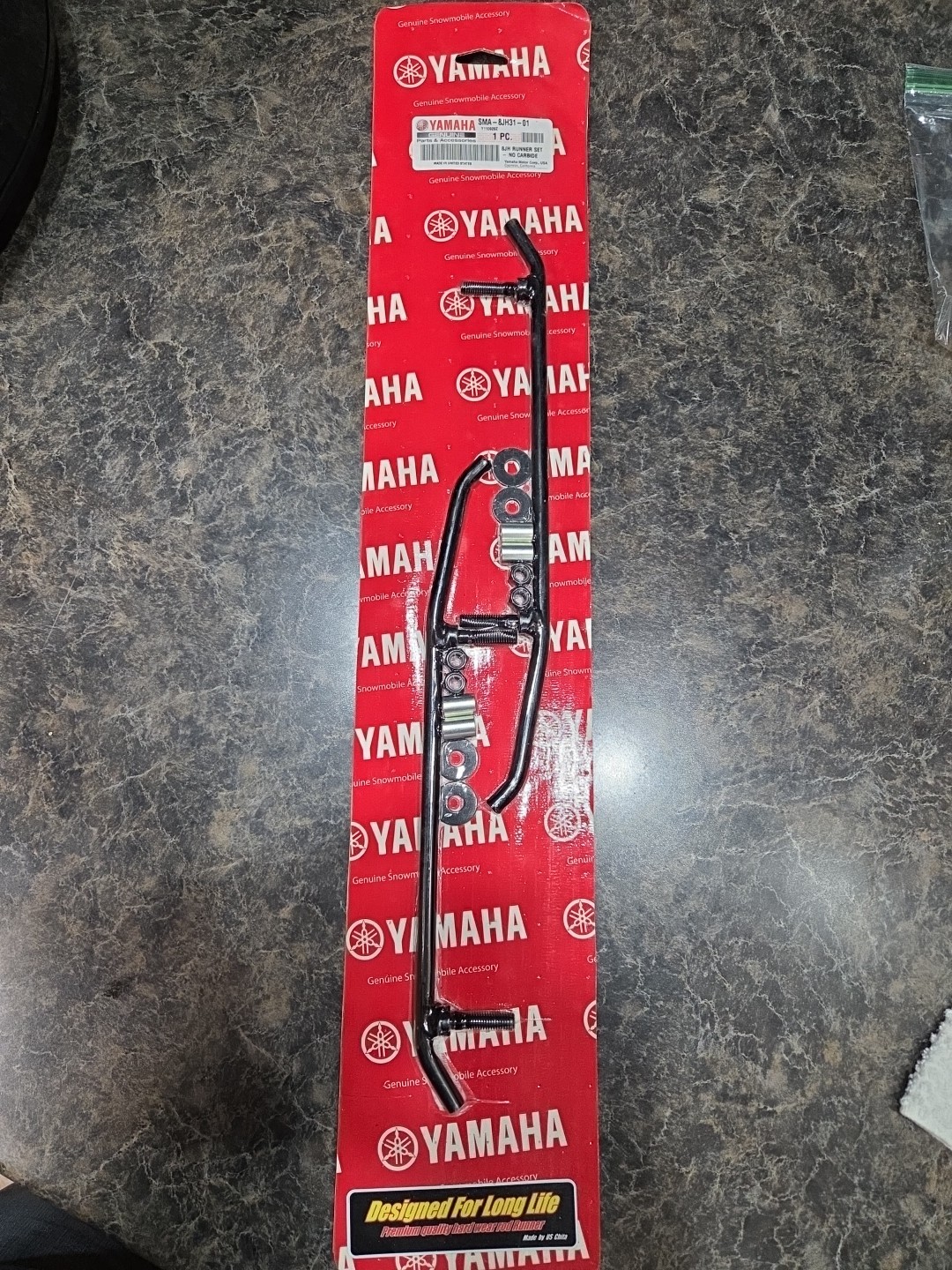 YAMAHA SNOWMOBILE TUNER SKIS RUNNER SET WITH NO CARBIDE PART# SMA-8JH31-01-00