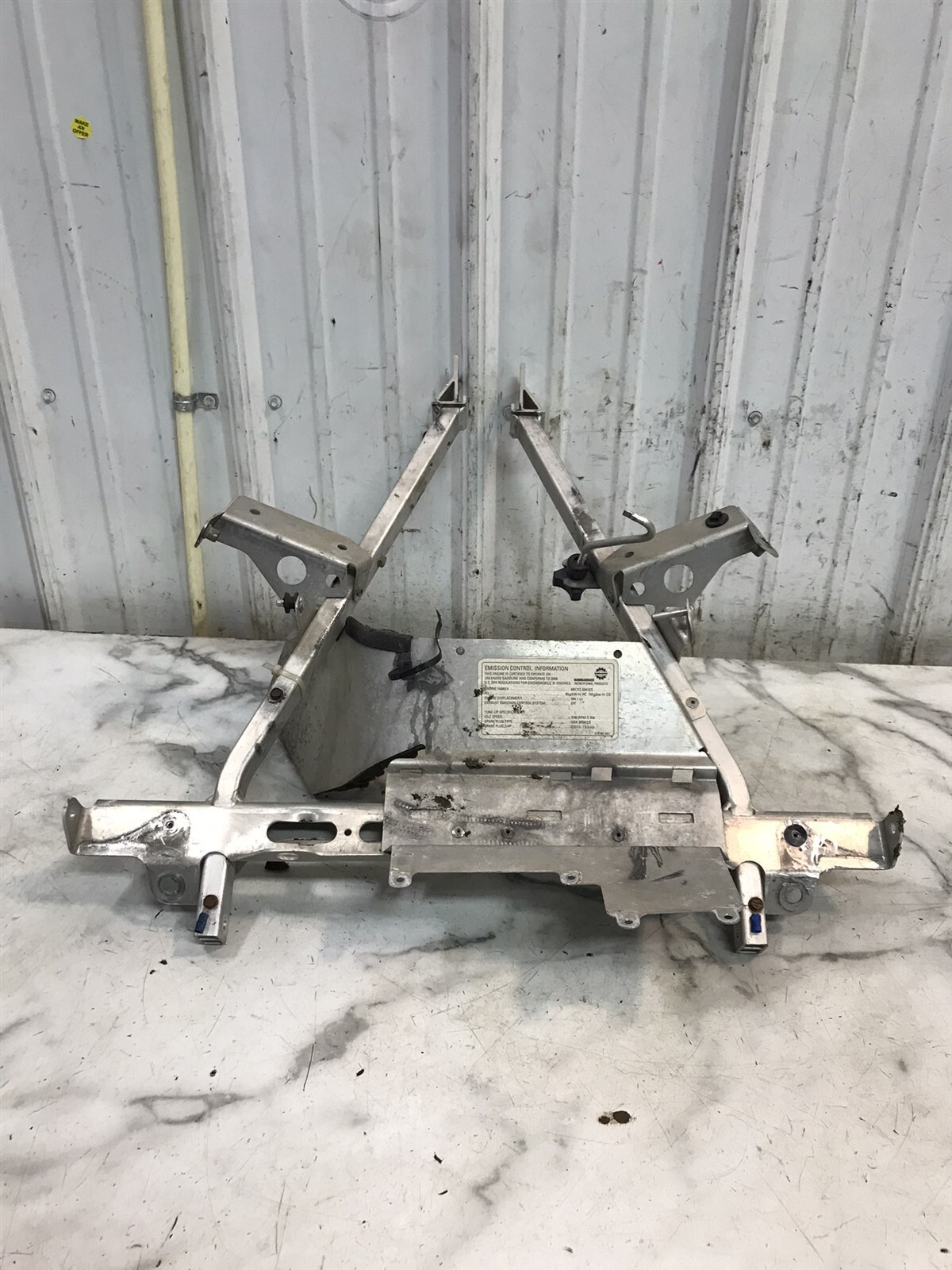 04 Ski-Doo MXZ Adrenaline 600 HO REV steering column frame support mount bracket