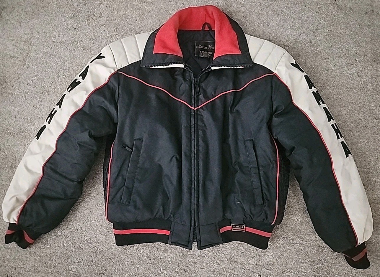 Vintage Yamaha Snowmobile Jacket~ Kids Large 1989 Maxime Wear. Snowmobile Racing