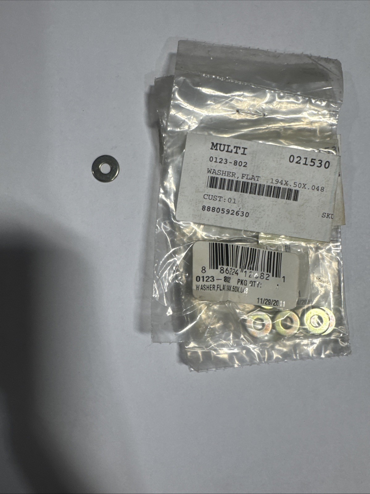 Genuine Artic Cat 0123-802 Washer Flat, OEM Artic Cat, Free Shipping