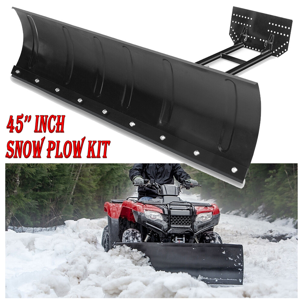 Steel Blade ATV UTV 45”inch Snow Plow Kit For Polaris Sportsman Honda Rancher