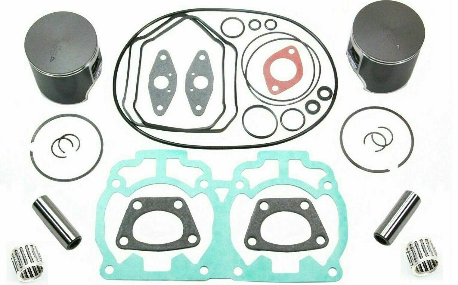 2006 2007 Ski-Doo MXZ 500SS Trail SPI Pistons Bearings Top End Gasket Kit 76mm