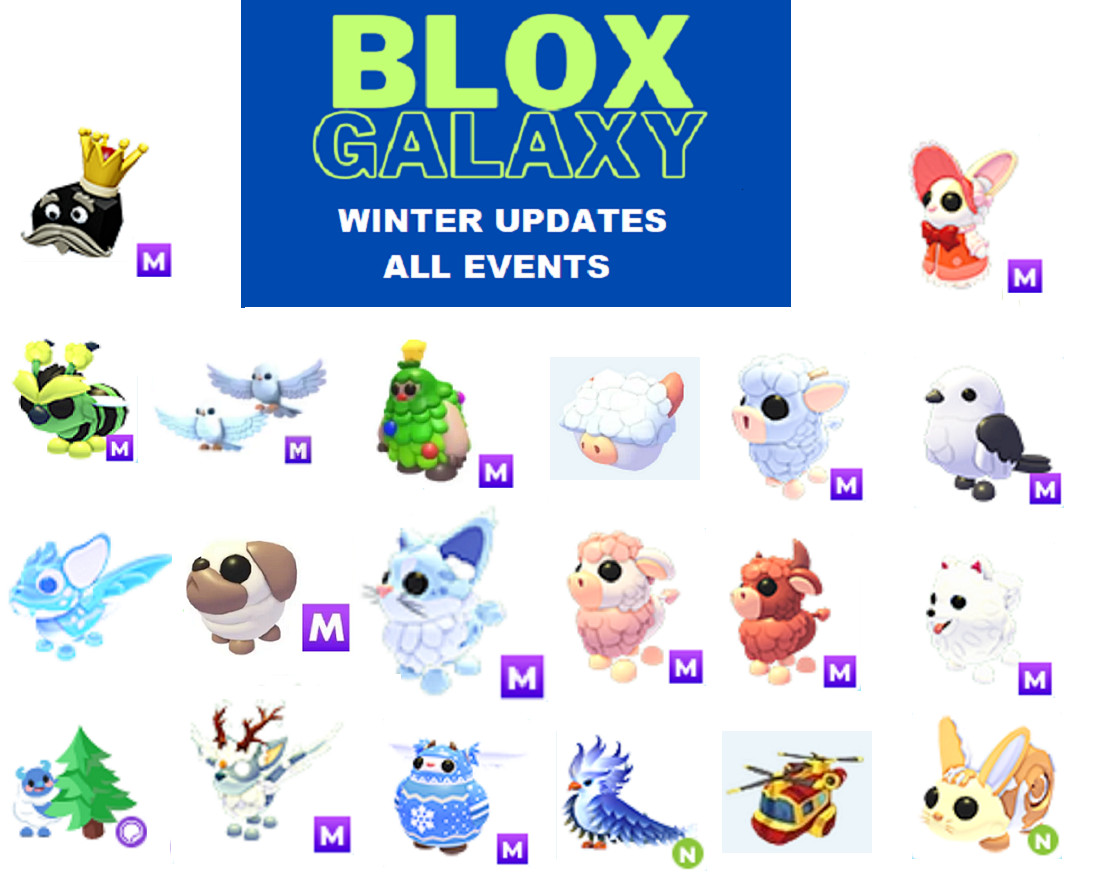 Winter Pets – Angus Bull – Frost Phoenix – Arctic Dusk Dragon