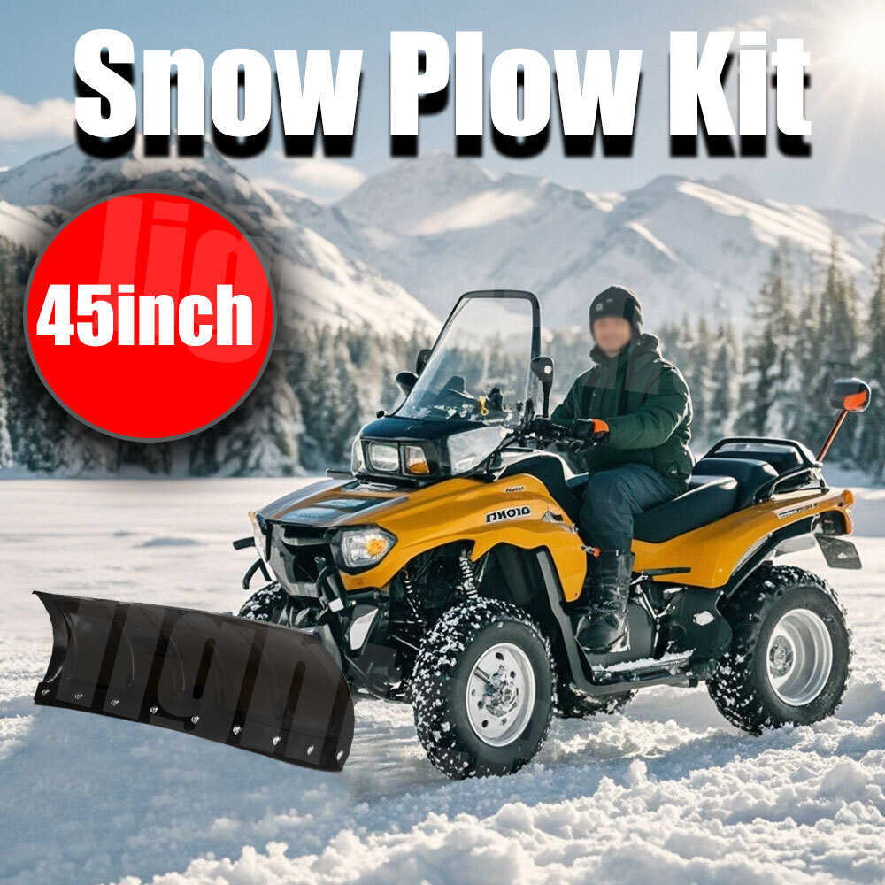 Snow Plow Blade Universal Kit Adjustable 45″ For Honda Kawasaki Polaris UTV ATV