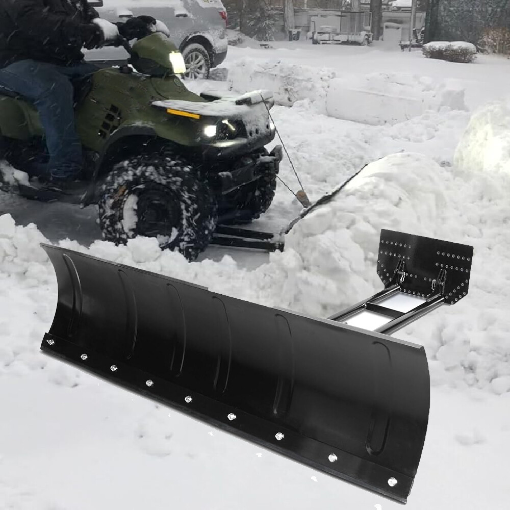 For  King Quad 400/450/500/750 Steel Blade ATV UTV 45″ inch Snow Plow Kit