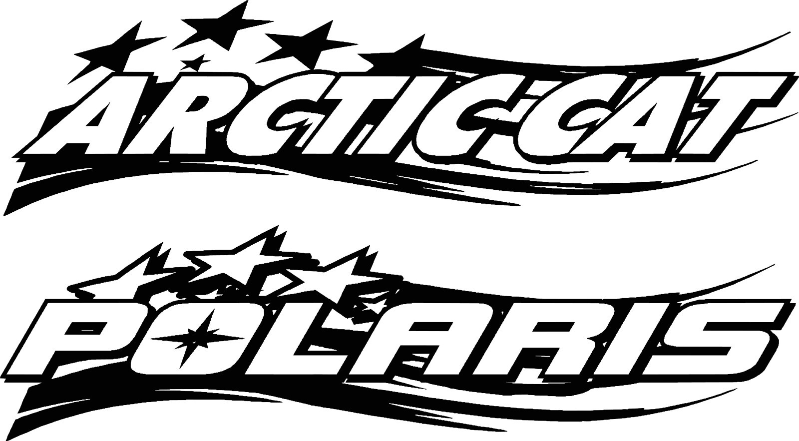 POLARIS OR ARTIC CAT DECALS BUY 1 GET 1 FREE