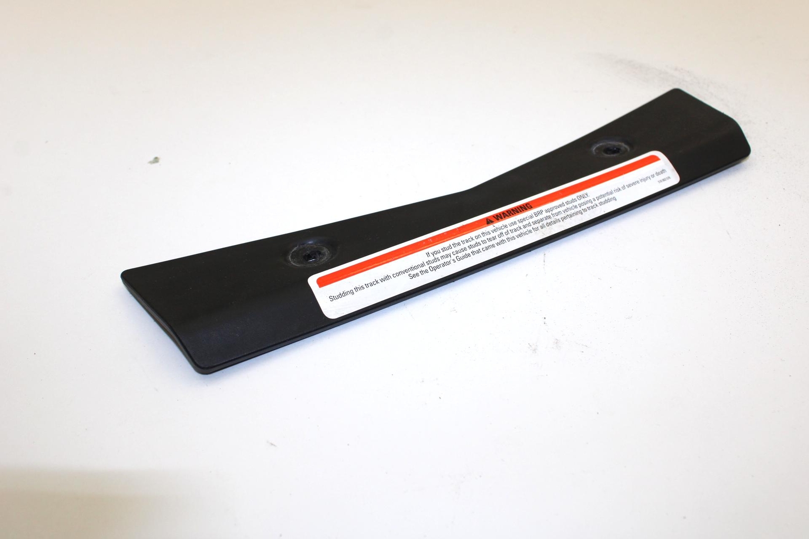 2010 Ski-doo Mxz 550f Oem Snowflap Support Plate W/Sticker 520000751 Q3044