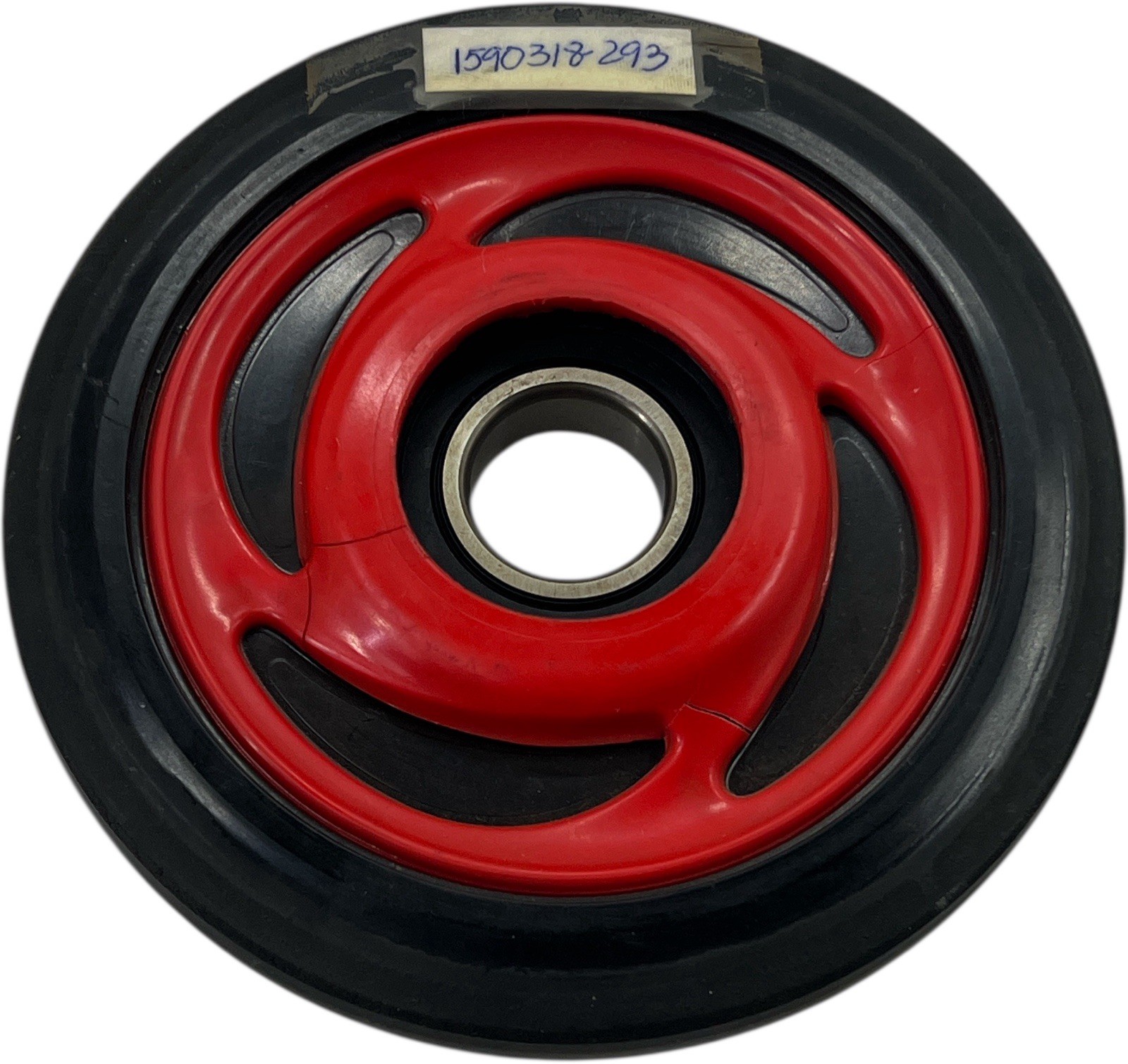 Genuine 1590318-293 Polaris Snowmobile Red Idler Wheel 5.62″ NOS OEM