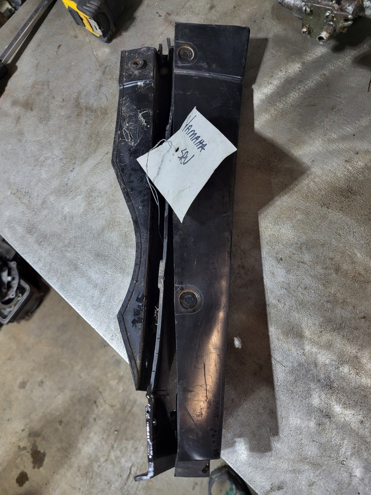 Vintage Yamaha Snowmobile Srv Rear Bumper Trim Covers