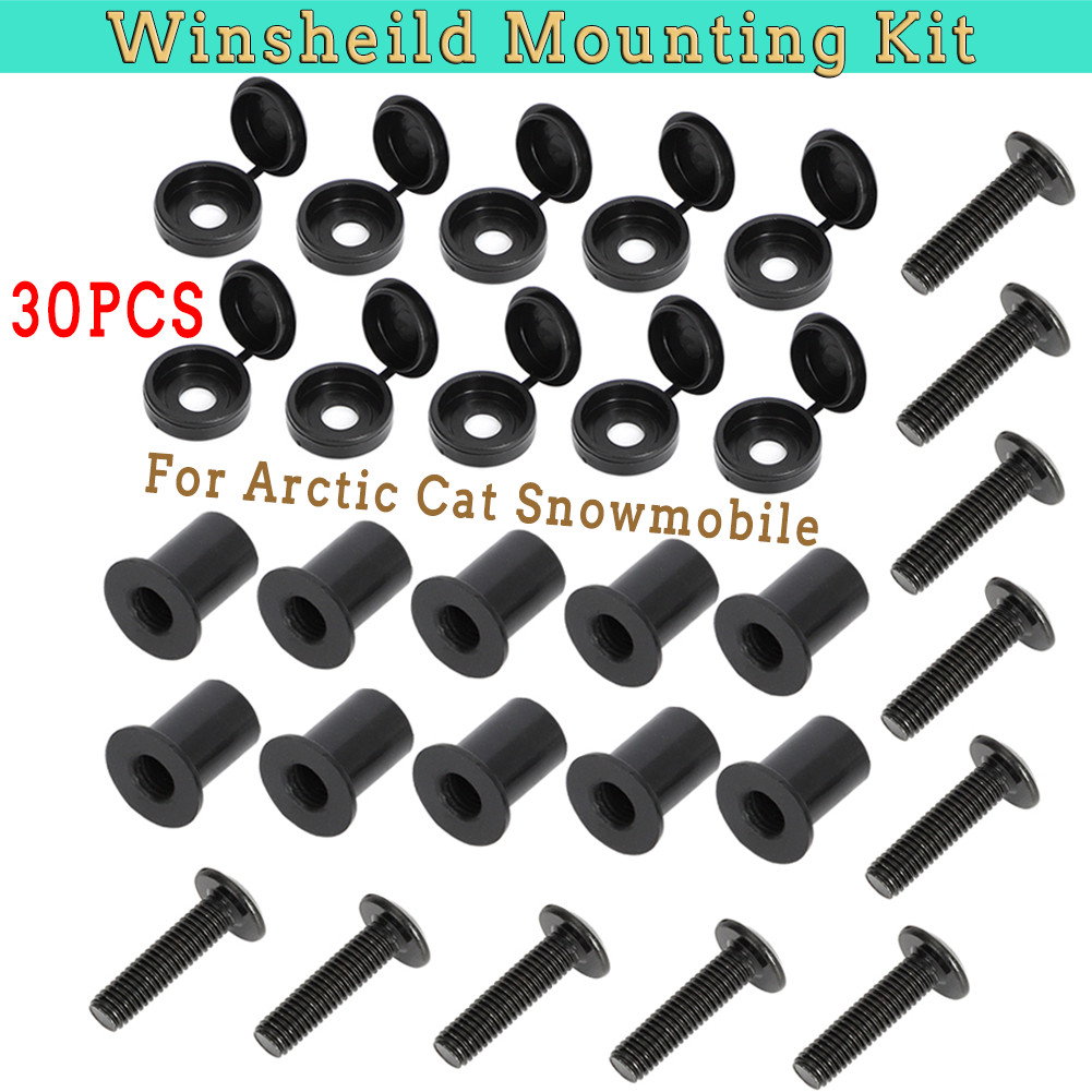 For Arctic Cat Snowmobile Windshield Hardware, Screw, Expansion Nuts, Mounting
