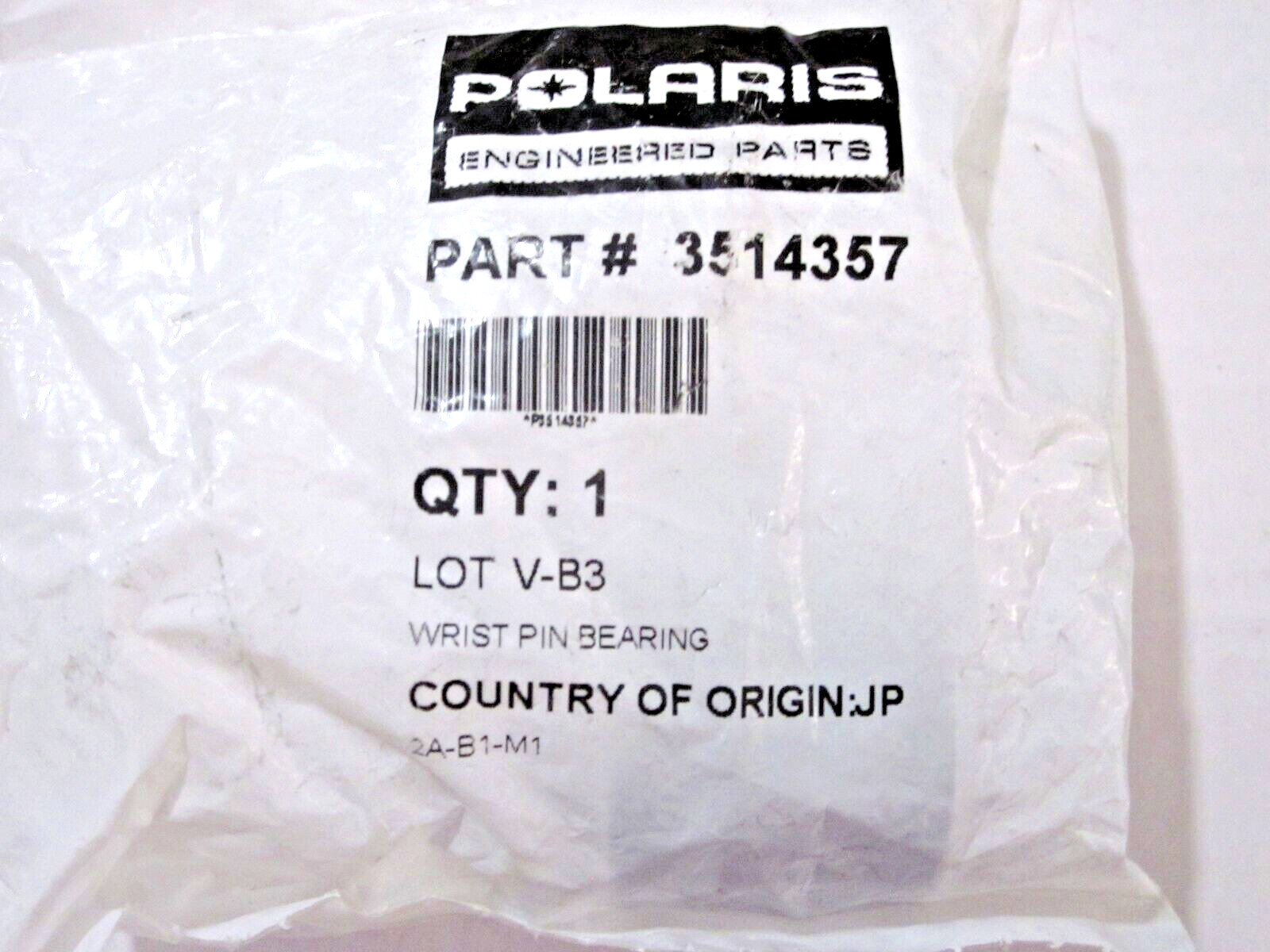 for Polaris Snowmobile 3514357 Needle Bearing Piston OEM Polaris Part
