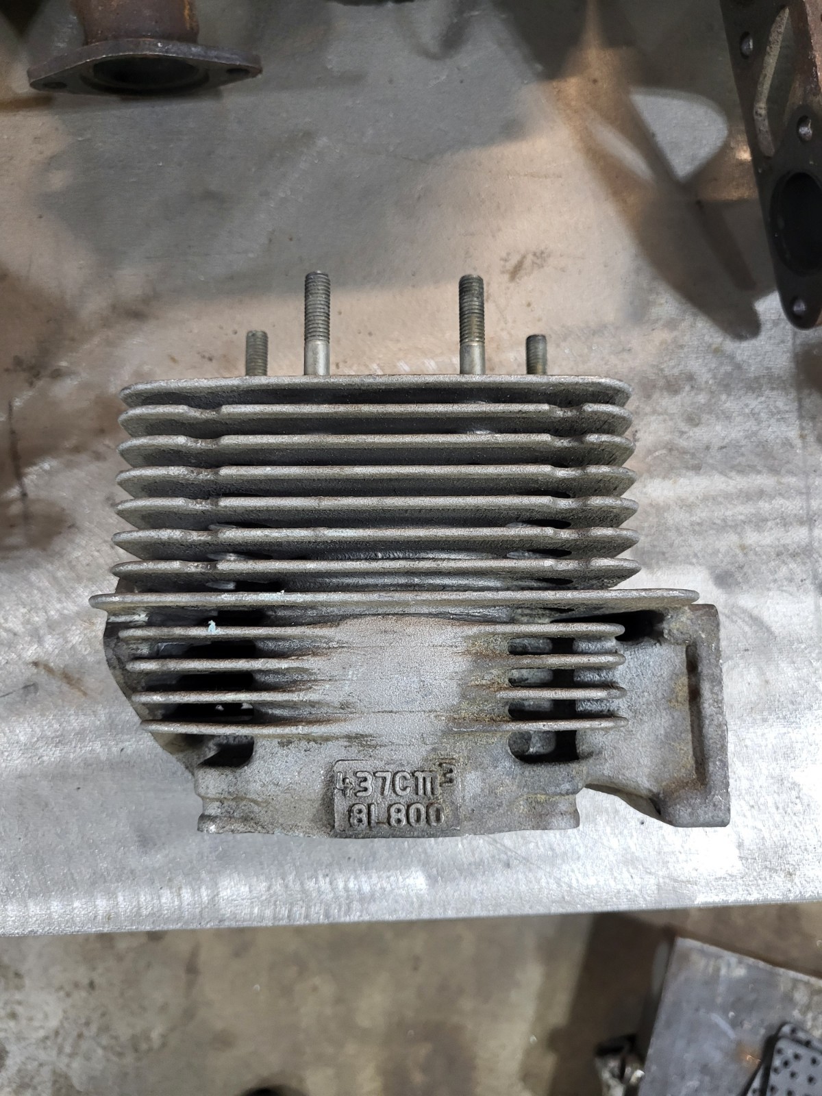 Vintage Yamaha Snowmobile SS440 Cylinder