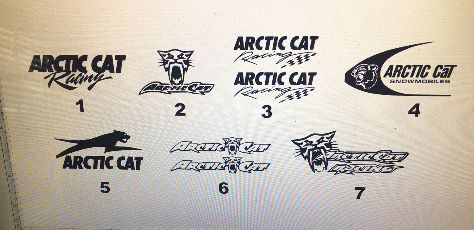 ARTIC CAT  SNOWMOBILE DECALS BUY 1 GET 1 FREE