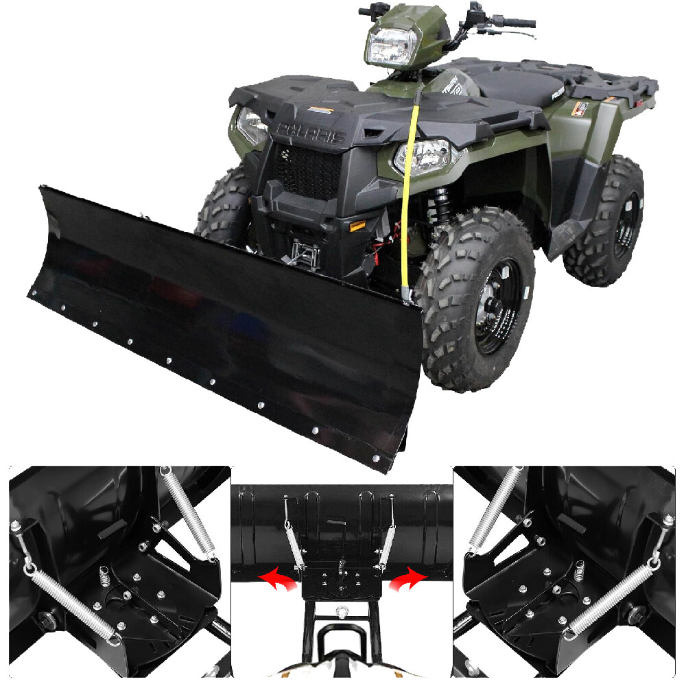 45 Inch ATV Snow Plow Heavy Duty Universal Snow Plow Kit  Adjustable for Pickup
