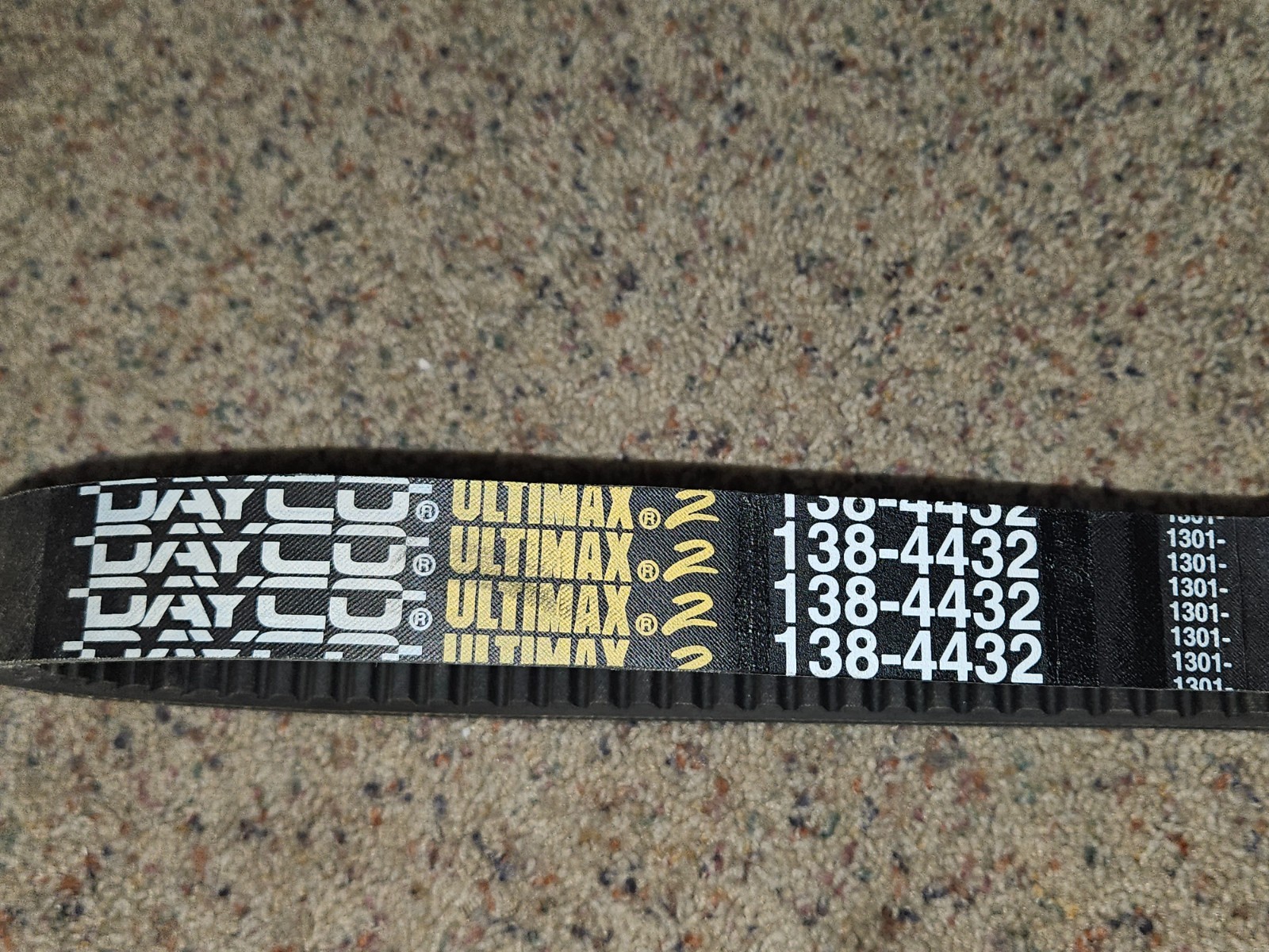 YAMAHA SNOWMOBILE ULTIMAX PRO SERIES DRIVE BELT 138-4432 8DN-17641-00-00