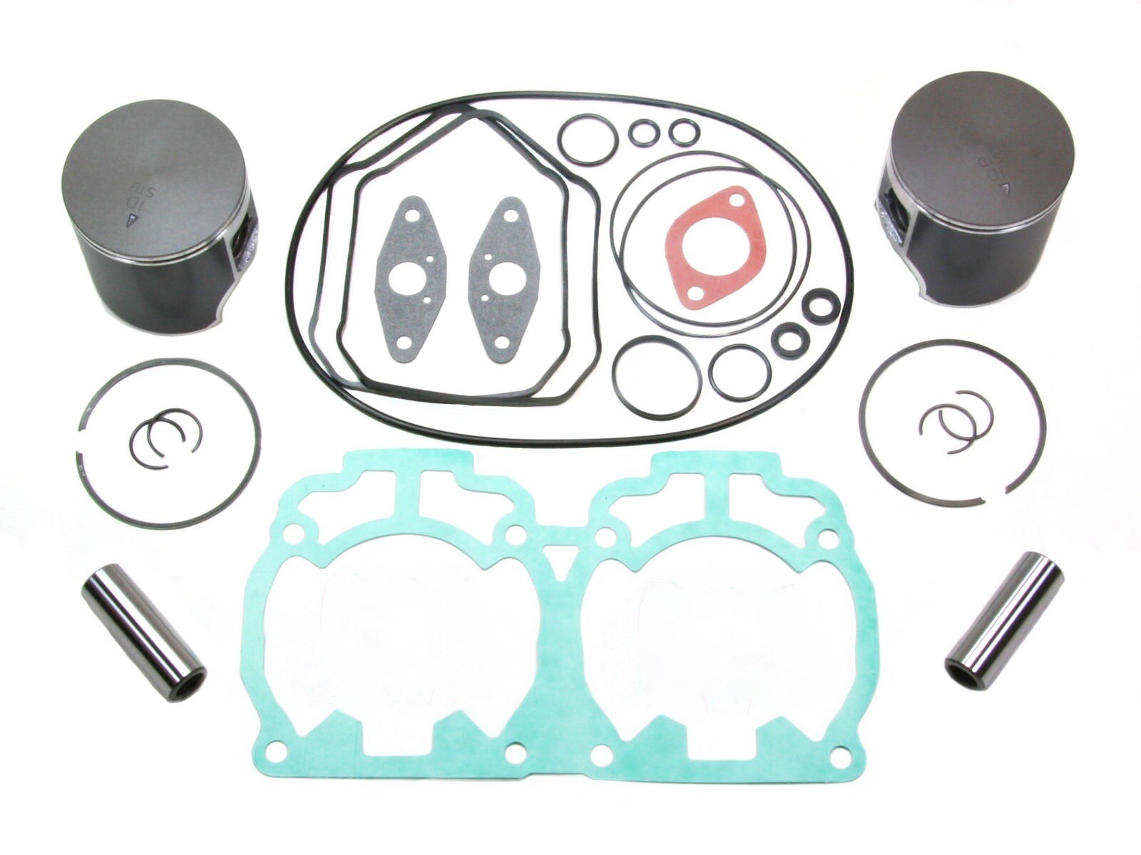 Ski-Doo MXZ 700 Trail Pistons Top End Gasket Kit 2001 2002 Std Bore 78mm