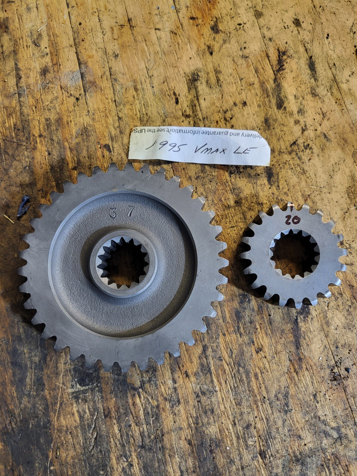 Yamaha Snowmobile Vmax  Gears Sprockets 20 Top 37 Bottom
