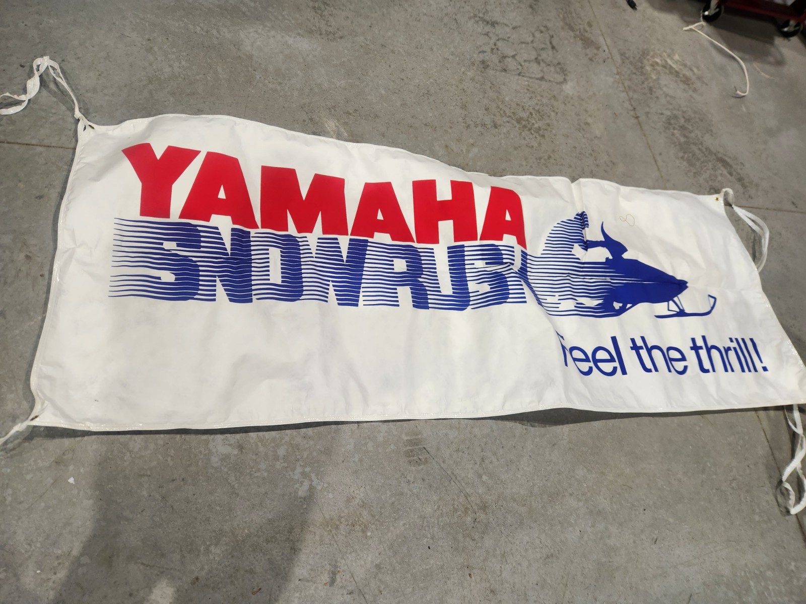 Vintage Yamaha Snowmobile Banner Snowrush Phazer Exciter Sx Vmax  Poster Banner