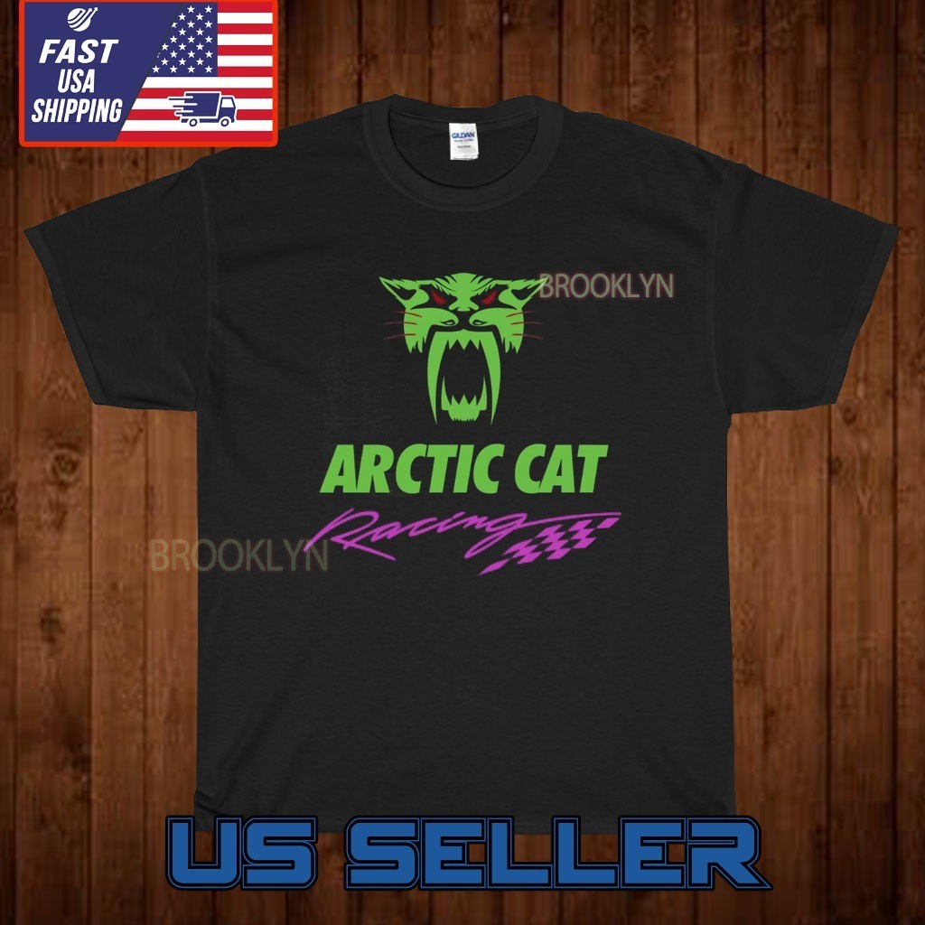 NEW SHIRT ARTIC CAT RACING LOGO MEN’S T-SHIRT FUNNY AMERICAN SIZE S-5XL
