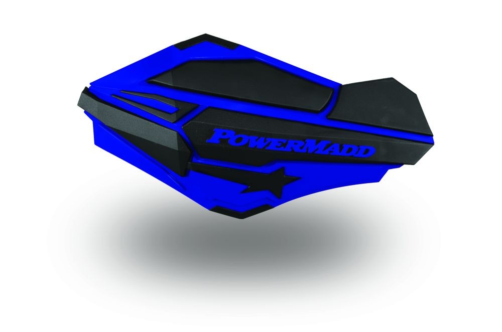 Powermadd Sentinel Series Handguard Kit For Yamaha Snowmobile (Blue/Black) 34404