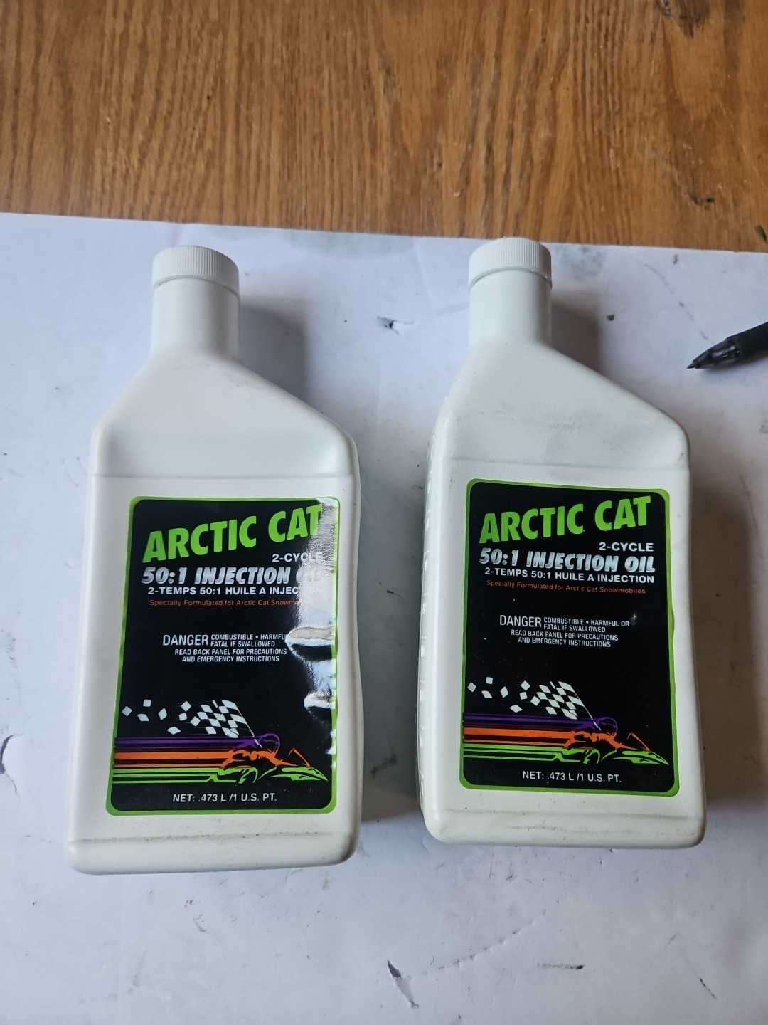 Artic Cat 2-Cycle Injection Oil 50:1 0636-308 (2 Pt’s FOR $27) NOS OEM OilSh4